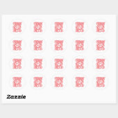 zandpoten ronde sticker (Vel)