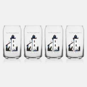 Zandpunt Vuurtoren kan glas