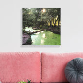 zandpuntspoor canvas afdruk (Insitu (Woonkamer))