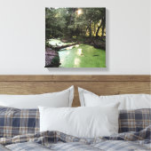 zandpuntspoor canvas afdruk (Insitu (Slaapkamer))