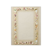 Zandrand strand zoeken notitieblok (Gedraaid)