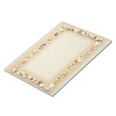 Zandrand strand zoeken notitieblok (Schuin)