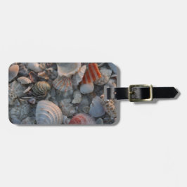 Zandschelpen Bagagelabel