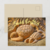 Zandschildpad Zee Briefkaart (Voorkant / Achterkant)