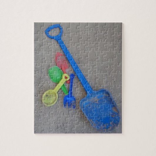 Zandspoelen, Kinder Playground Beach Summer Legpuzzel (Verticaal)