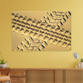 ZANDSPOREN 32x48 Canvas Afdruk (Insitu (Woonkamer))