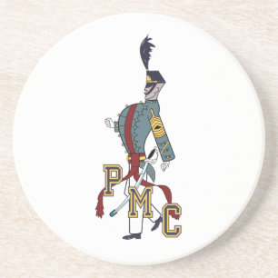 * Zandsteen Drink Onderzetter met Proud Cadet logo