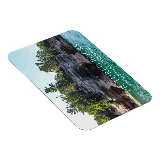 Zandsteenkliffen, grotten, Pictured Rocks, Michiga Magneet (Rechterzijde)