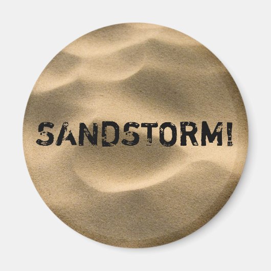 ZANDSTORM! MAGNEET (Voorkant)