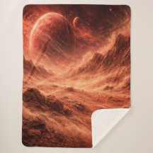 Zandstorm op Oranje Planeet
