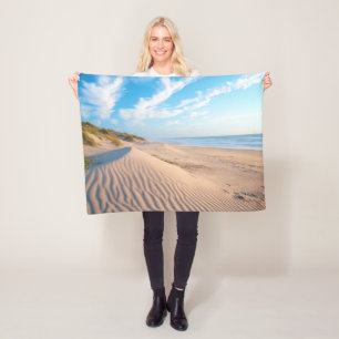 Zandstrand Fleece Deken