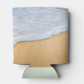 Zandstrand met schuimig Surf Blikjeskoeler (Achterkant)
