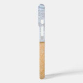 Zandstrand met schuimig Surf Case-Mate iPhone Case (Achterkant / Links)