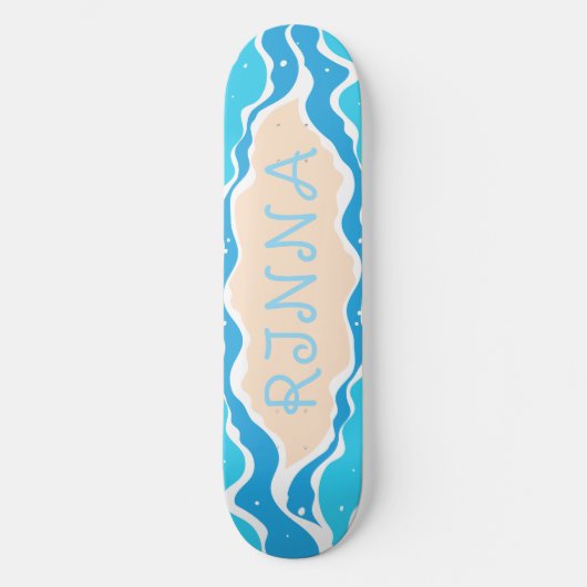 ZANDSTRANDHANDDOEK SKATEBOARD (Voorkant)
