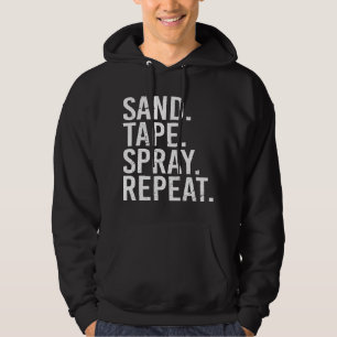 Zandtapespray herhalen. Auto Body Painter Automoti Hoodie