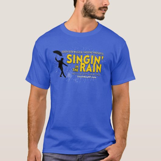 Zang in het Rain T-shirt (Voorkant)