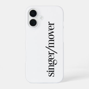 Zanger/Bewerger iPhone 16 Hoesje