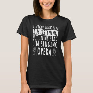 Zanger kunstenaar Vocalist Soloist Music Sing T-shirt