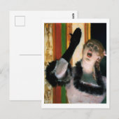 Zanger met een handschoen, Edgar Degas Briefkaart (Voorkant / Achterkant)