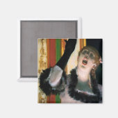 Zanger met een handschoen, Edgar Degas Magneet (Voorkant / Achterkant)