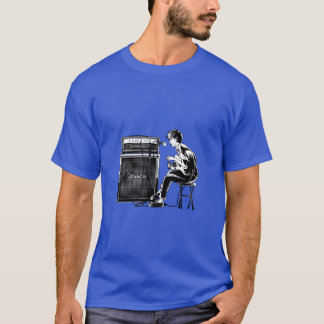 zanger muziek jongen t-shirt