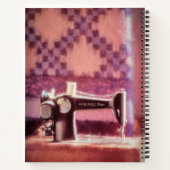 Zanger naaimachine notitieboek (Achterkant)