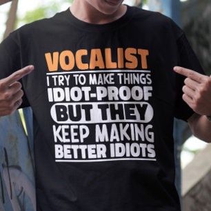 Zangeres Ik Probeer Dingen Grappig Te Maken Koel T-shirt