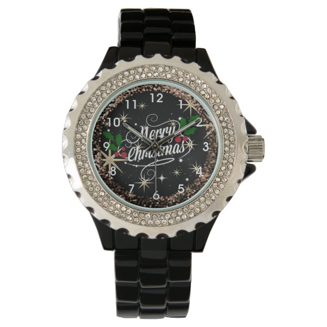 Zante kerstmuggen en glitter; horloge (Voorkant)