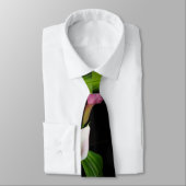 Zantedeschias et cravate de feuille (Attaché)