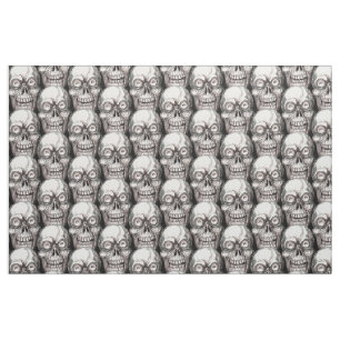 ZANY SKULL PRINT STOF