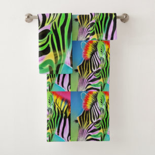 Zany Zebra Bad Handdoek