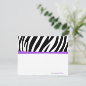 Zany Zebra Kaart (Staand voorkant)
