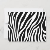 Zany Zebra Kaart (Achterkant)