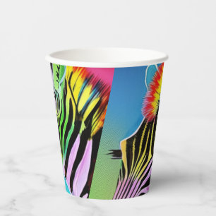 Zany Zebra Papieren Bekers