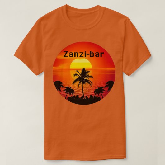 ZANZIBAR (2) T-SHIRT (Design voorkant)