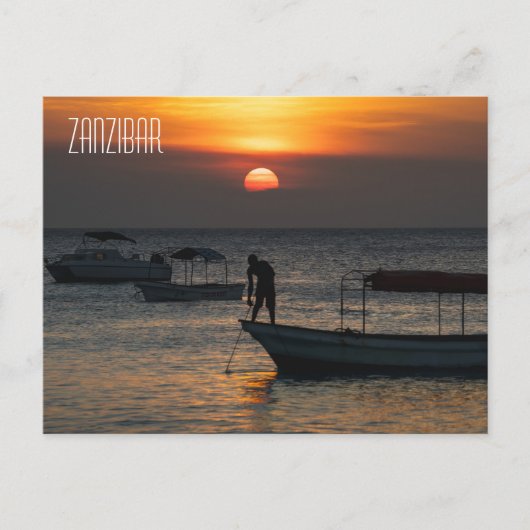 Zanzibar Briefkaart (Voorkant)