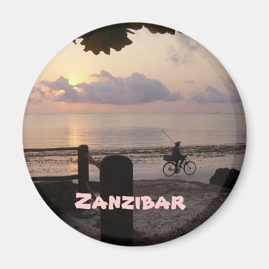 Zanzibar dageraad magneet (Voorkant)