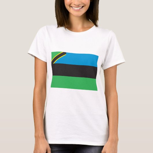 Zanzibar Flag T-shirt (Voorkant)