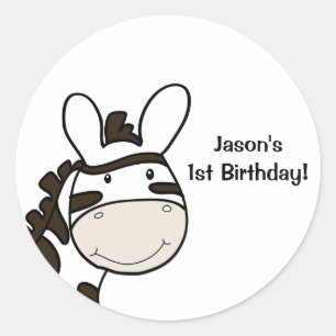 Zanzibar Oerwoud Crew ZEBRA Aangepaste Sticker