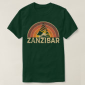 Zanzibar  Sailing Design T-shirt (Design voorkant)