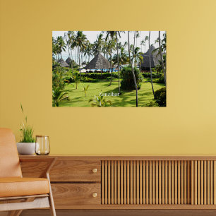 Zanzibar tropisch paradijs poster