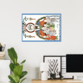 Zao Jun poster voor goede keuken (Thuiskantoor)