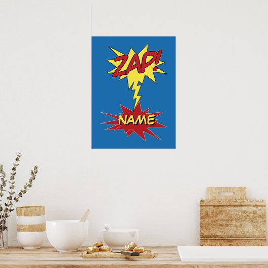 ZAP! aangepast poster (Keuken)