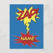 ZAP! custom briefkaart (Voorkant)