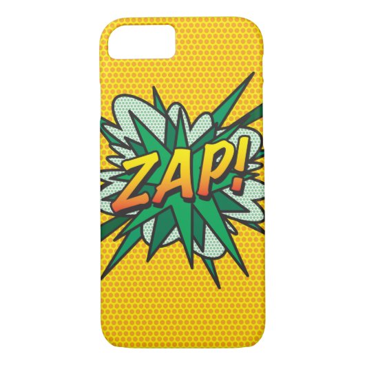 ZAP Fun Retro Comic Book Pop Art Case-Mate iPhone Case (Achterkant)