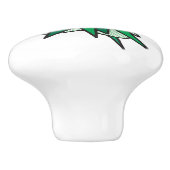 ZAP Fun Retro Comic Book Pop Art Keramische Knop (Zijkant)