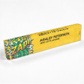 ZAP Fun Retro Stripboek Naambordje