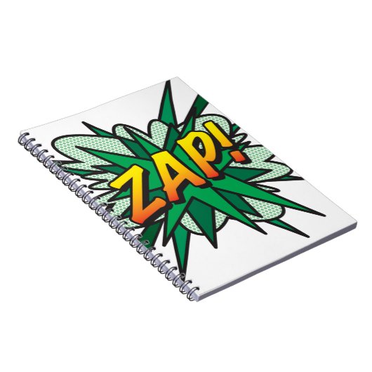 ZAP Fun Retro Stripboek Pop Art Notitieboek (Rechterzijde)