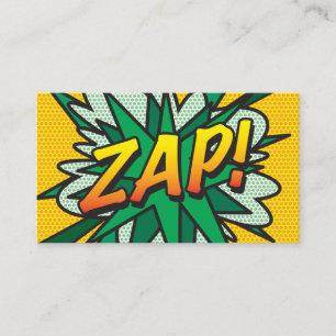 ZAP Fun Retro Stripboek Visitekaartje