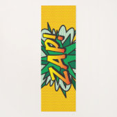ZAP KAPOW Leuk Retro Stripboek Pop Kunst Yogamat (Achterkant)